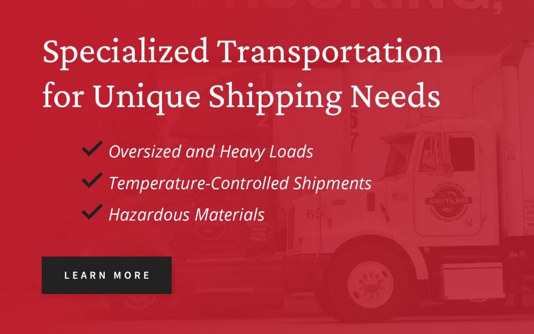 Specialized Transportation for Unique Shipping Needs